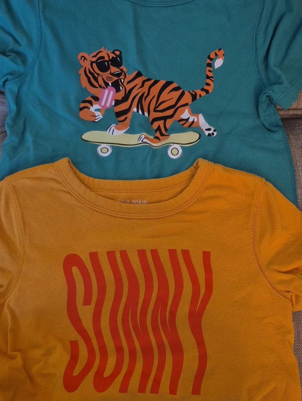 Adaptive Gtube Boys Okie Dokie Short Sleeve Bodysuits Lot of 4